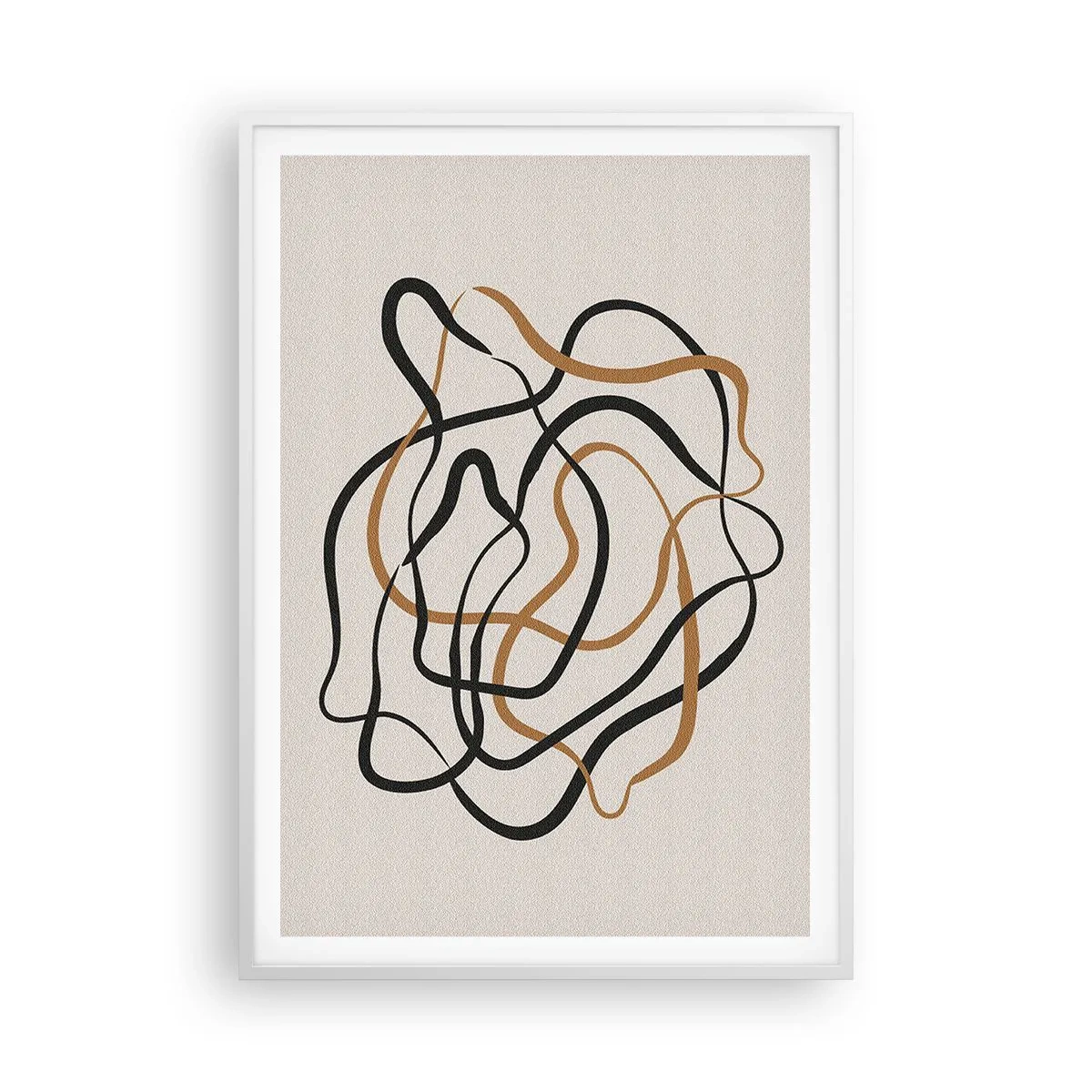 Póster en marco blanco - Todo ha salido mal - 70x100 cm