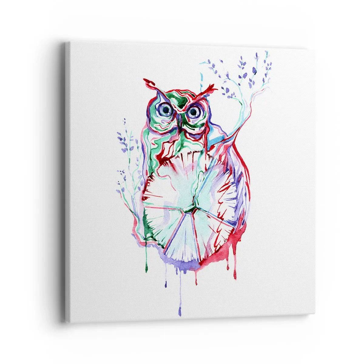 Cuadro sobre lienzo - Impresión de Imagen - Sabio por naturaleza - 40x40 cm