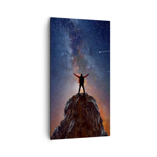 Cuadro sobre lienzo - Impresión de Imagen - ¡El poder está conmigo! - 55x100 cm