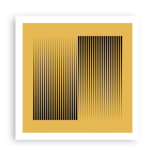 Póster - Cuadrado de opuestos - 60x60 cm