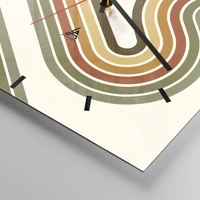 Esfera sin numeración, con rayas