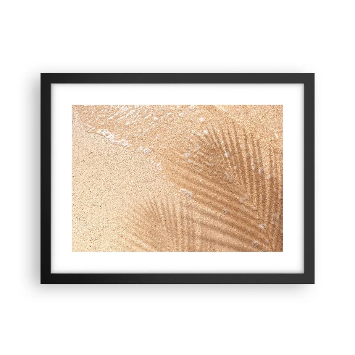 Póster en marco negro - La sombra de un verano caluroso - 40x30 cm