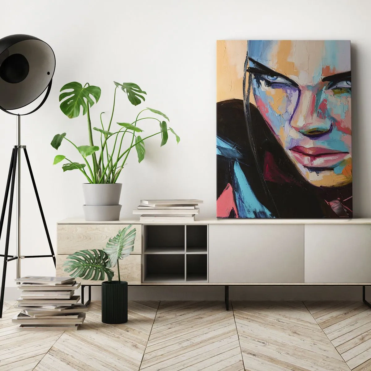 Cuadro sobre lienzo - Impresión de Imagen - Salvaje de corazón - 45x80 cm