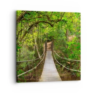 Cuadro sobre lienzo - Impresión de Imagen - Porque la vid crece en el jardín - 30x30 cm