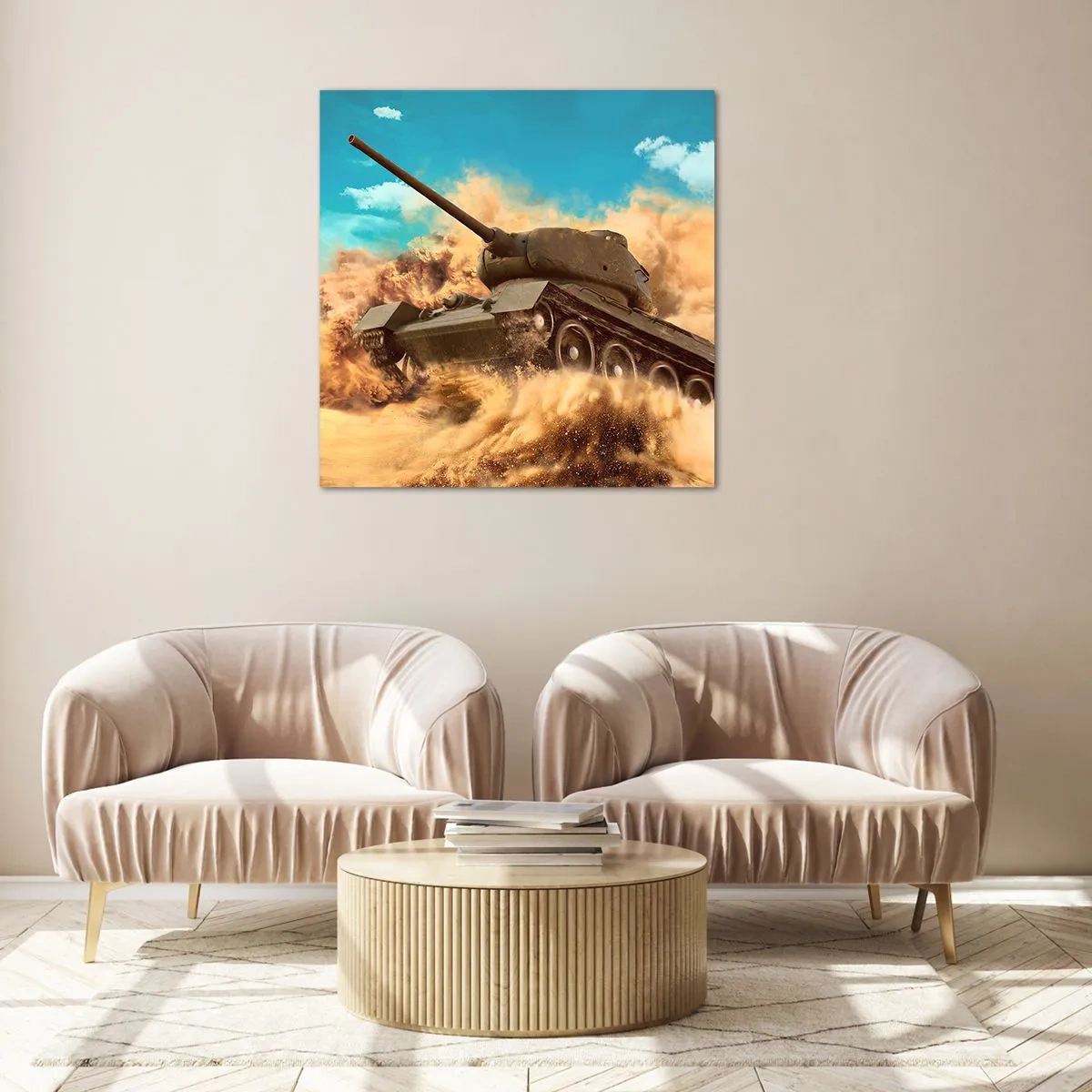 Cuadro sobre vidrio - Impresiones sobre Vidrio - Inmejorable - 70x70 cm