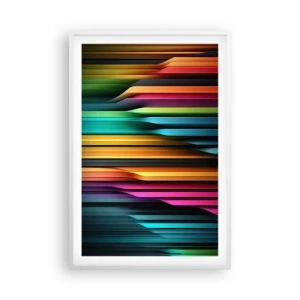 Póster en marco blanco - Órgano luminoso - 61x91 cm