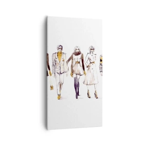 Cuadro sobre lienzo - Impresión de Imagen - Elegancia casual - 55x100 cm