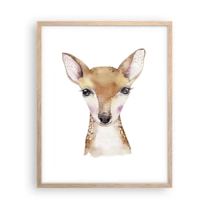 Póster en marco roble claro - La naturaleza de la inocencia - 40x50 cm