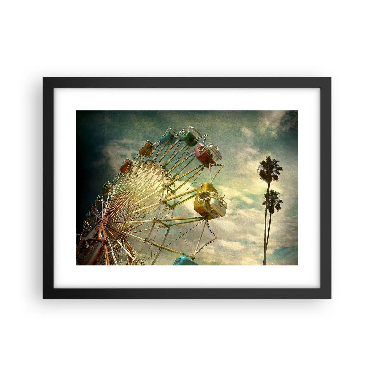 Póster en marco negro - Será, será un día estupendo.... - 40x30 cm