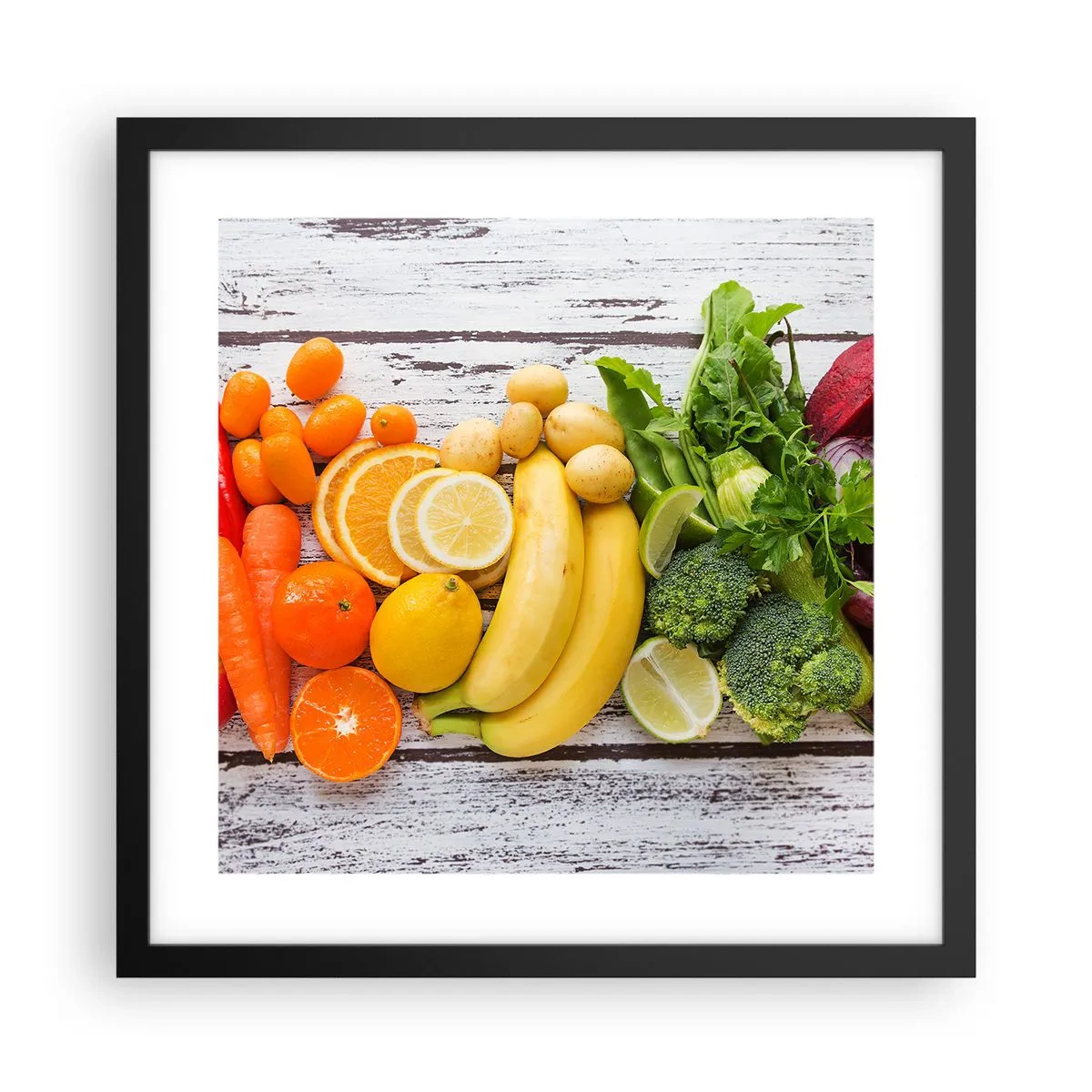 Póster en marco negro - ¿No es suficiente? - 40x40 cm