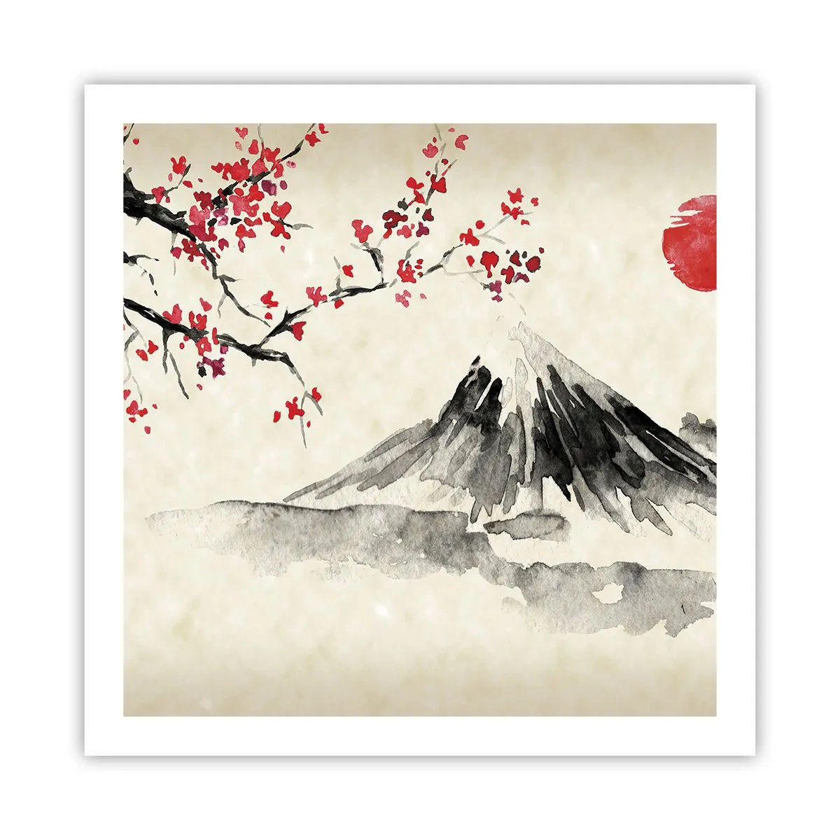 Póster - Enamórate de Japón - 60x60 cm