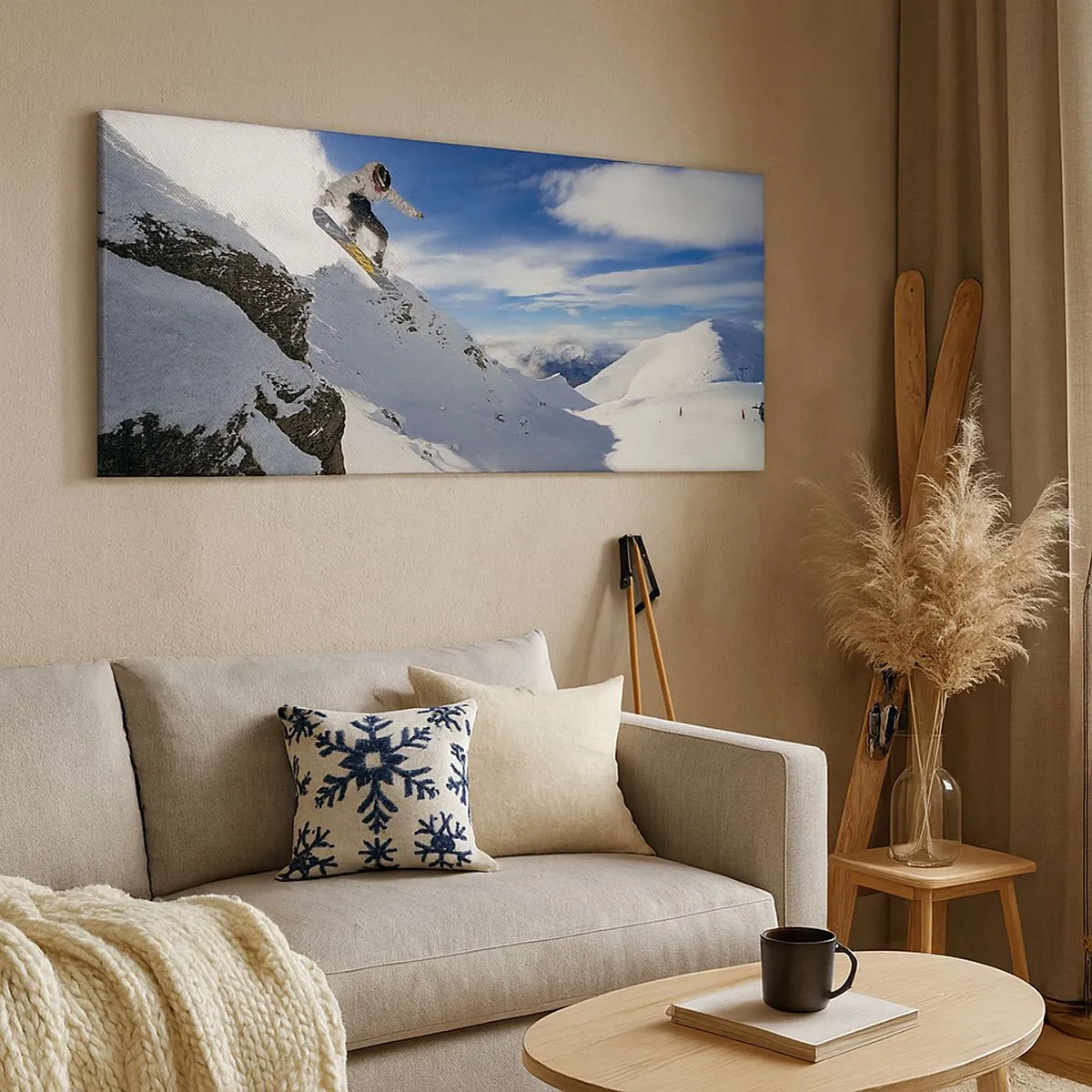 Cuadro sobre lienzo - Impresión de Imagen - Libertad sin fronteras - 100x40 cm