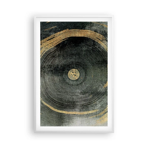 Póster en marco blanco - Cambio y perpetuidad - 61x91 cm