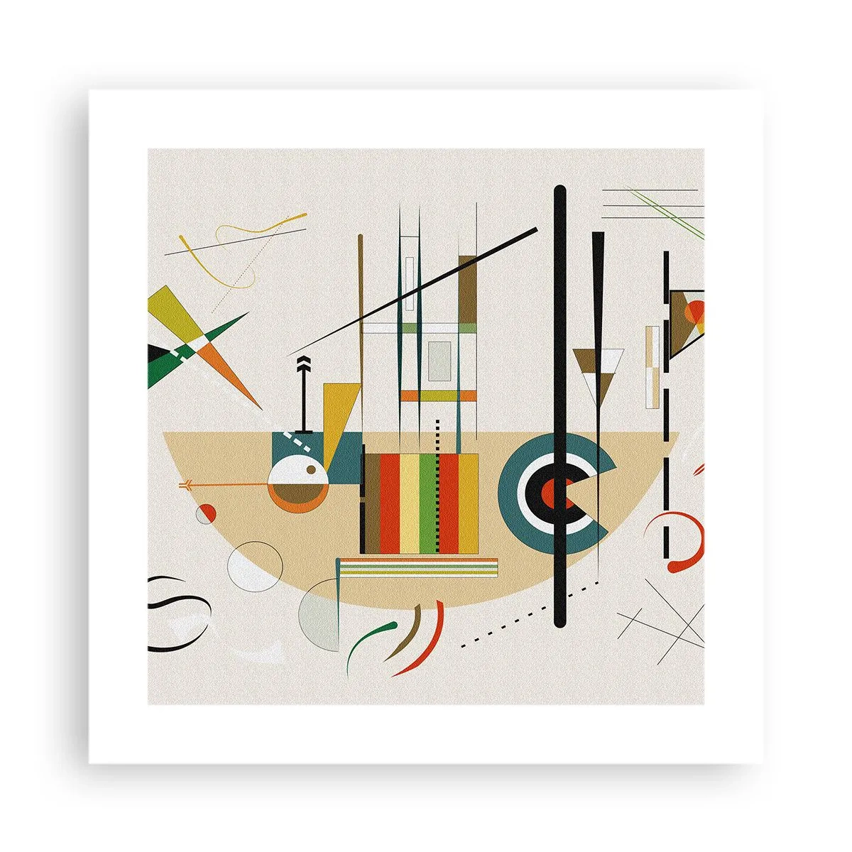 Póster - Y el mundo ríe - 40x40 cm
