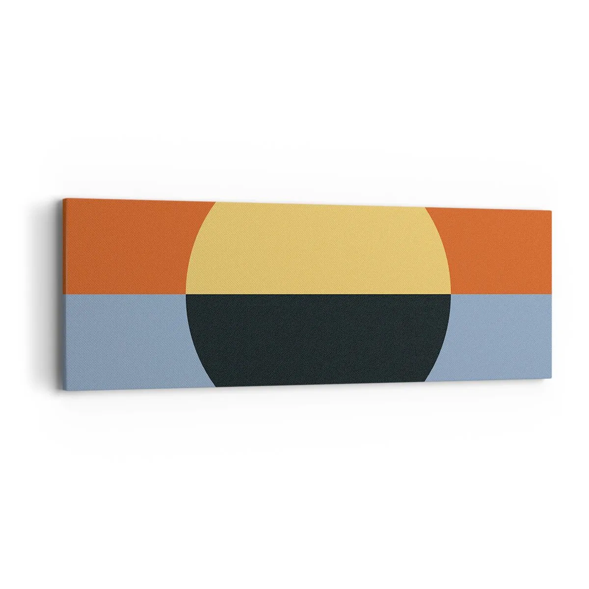 Cuadro sobre lienzo - Impresión de Imagen - Una composición de calidez y frescura - 90x30 cm