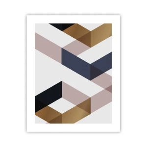 Póster - Rectas y ángulos - 40x50 cm
