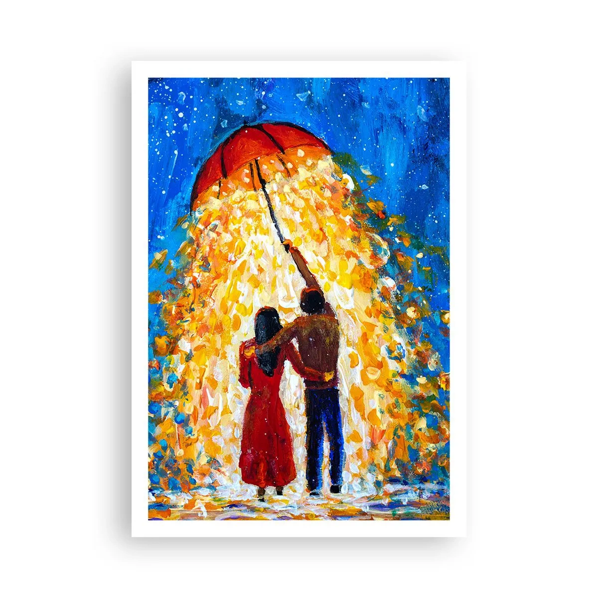 Póster - La magia de una tarde lluviosa - 70x100 cm