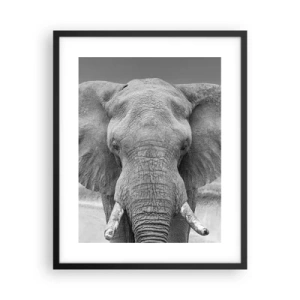 Póster en marco negro - Bienvenido a mi mundo - 40x50 cm