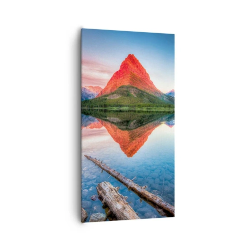 Cuadro sobre lienzo - Impresión de Imagen - Cálido y frío - 65x120 cm