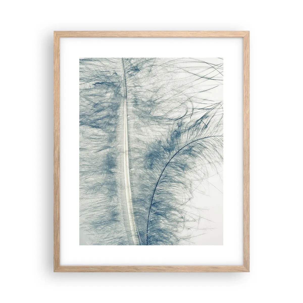 Póster en marco roble claro - Susurro de la naturaleza - 40x50 cm