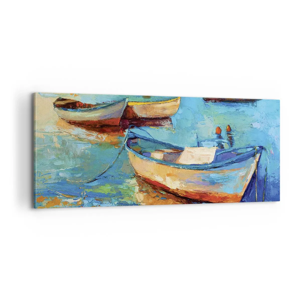 Cuadro sobre lienzo - Impresión de Imagen - En la bahía sur - 100x40 cm