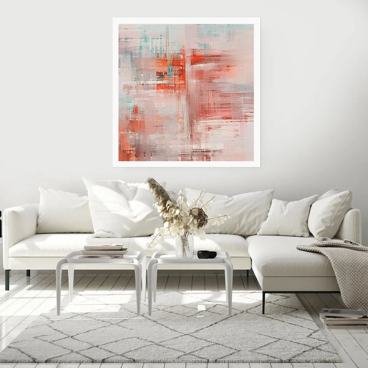 Póster - Niebla rosa - 50x50 cm