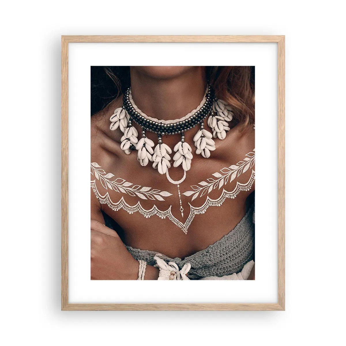 Póster en marco roble claro - Talismanes, rituales de feminidad - 40x50 cm