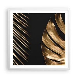 Póster en marco blanco - Diferente, e igualmente valioso - 60x60 cm