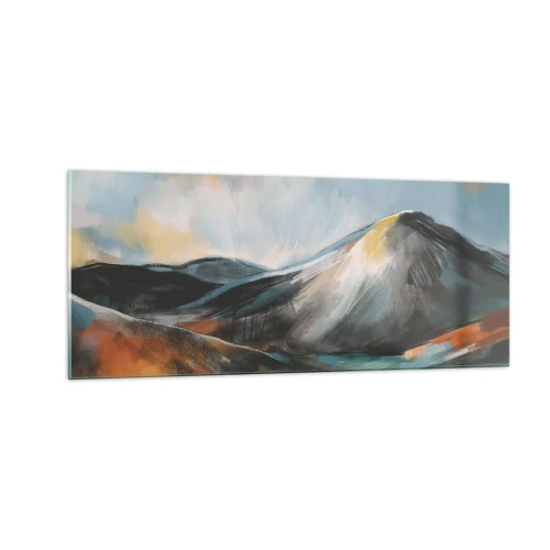 Cuadro sobre vidrio - Impresiones sobre Vidrio - Crudo y bello - 100x40 cm