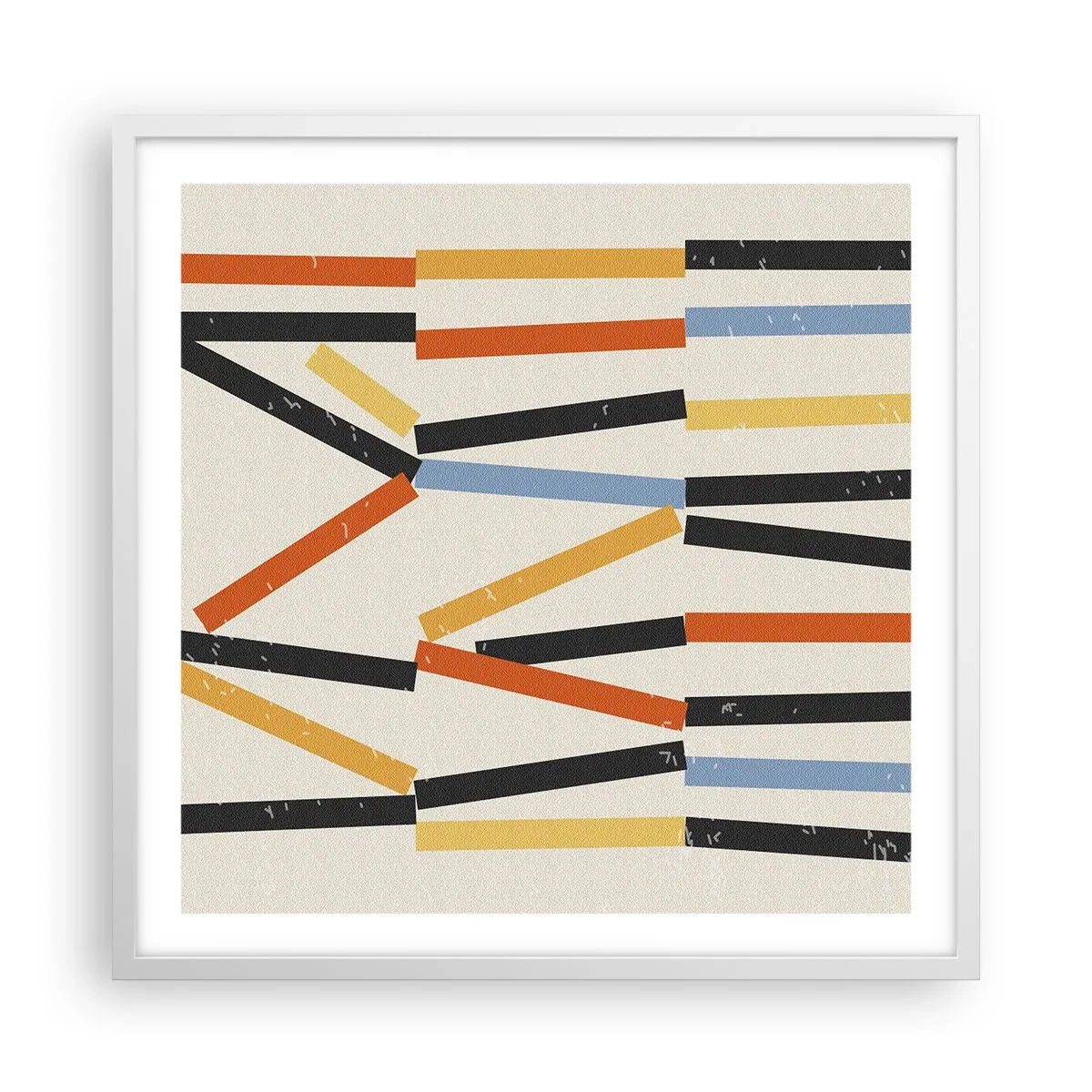 Póster en marco blanco - Composición horizontal - 60x60 cm