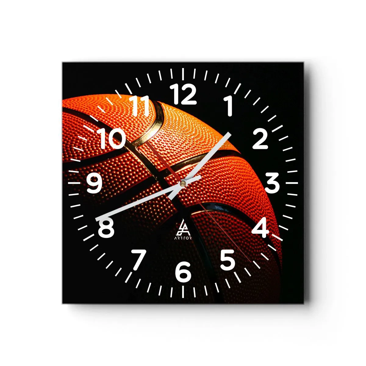 Reloj de pared - Reloj de vidrio - Hermoso como un planeta - 30x30 cm