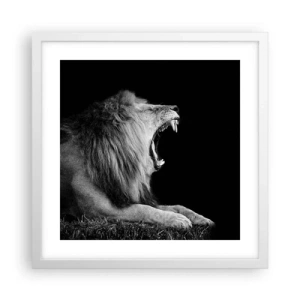 Póster en marco blanco - Sin duda alguna - 40x40 cm