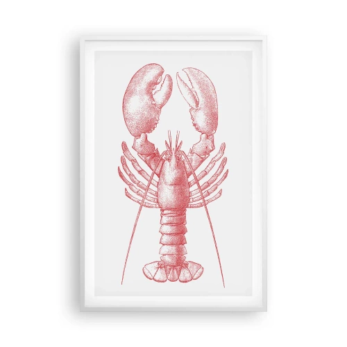 Póster en marco blanco - La reina de los fondos rocosos - 61x91 cm