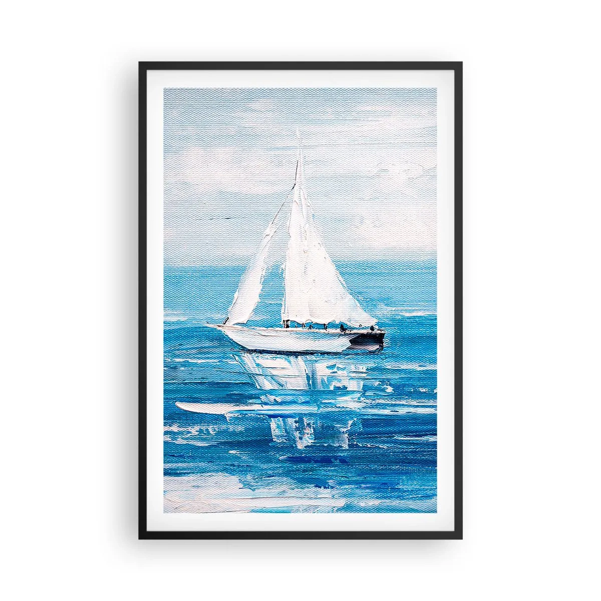 Póster en marco negro - Con un amigo a tu lado - 61x91 cm