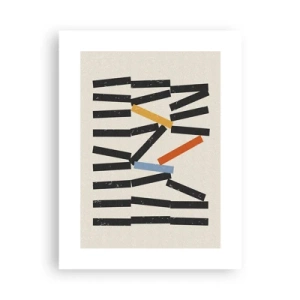 Póster - Dominó - composición - 30x40 cm