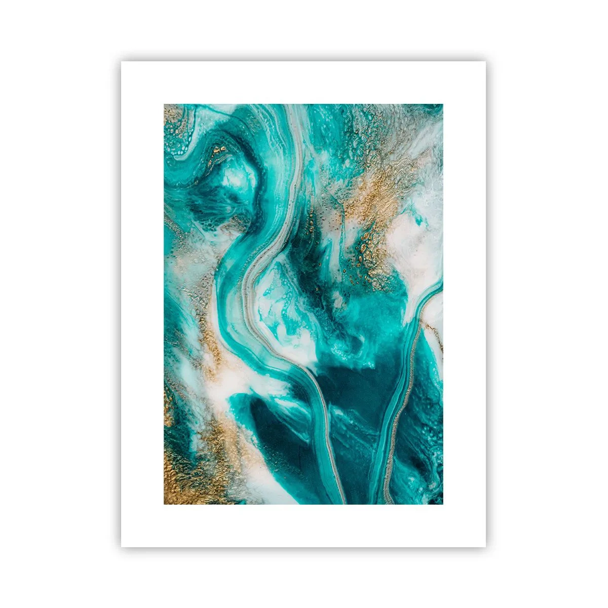 Póster - Río de oro - 30x40 cm