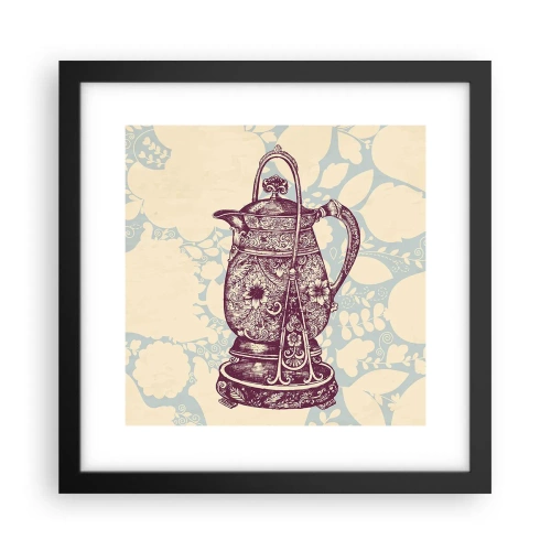 Póster en marco negro - La belleza de lo cotidiano - 30x30 cm