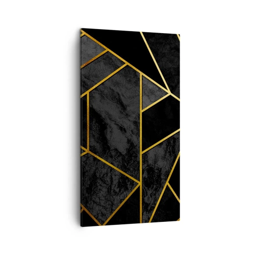 Cuadro sobre lienzo - Impresión de Imagen - Oscuridad y brillo - 45x80 cm