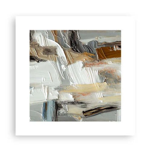 Póster - Estratificación de colores - 30x30 cm