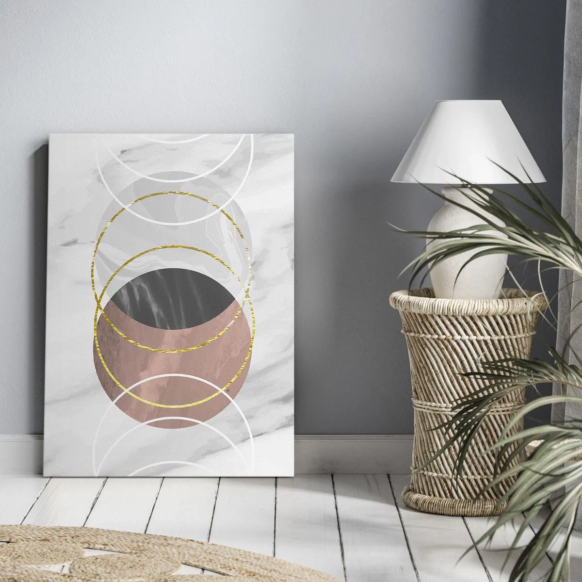 Cuadro sobre lienzo - Impresión de Imagen - Música de las esferas - 65x120 cm