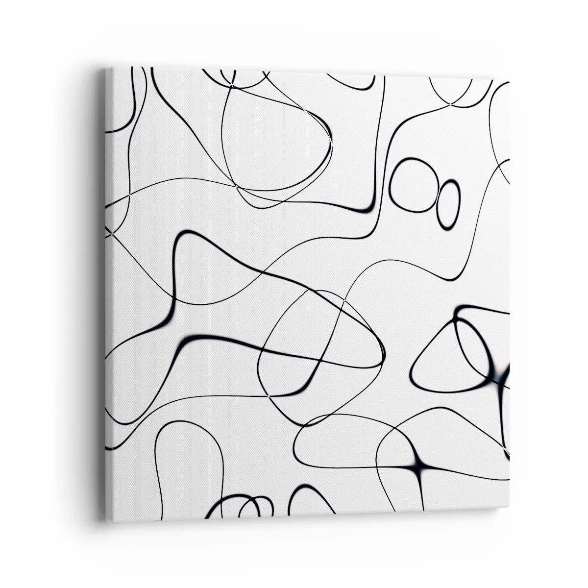 Cuadro sobre lienzo - Impresión de Imagen - Los caminos de la vida, las vicisitudes del destino - 40x40 cm