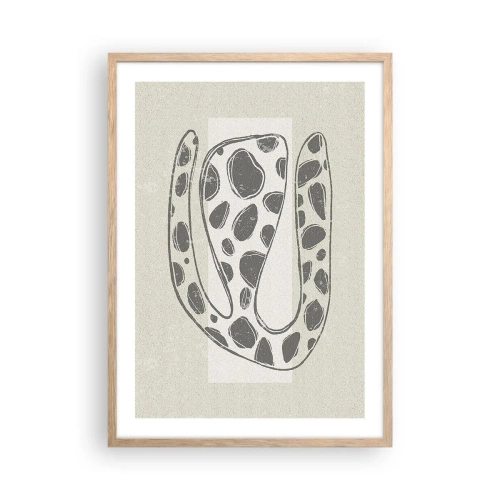 Póster en marco roble claro - Una criatura extraña - 50x70 cm