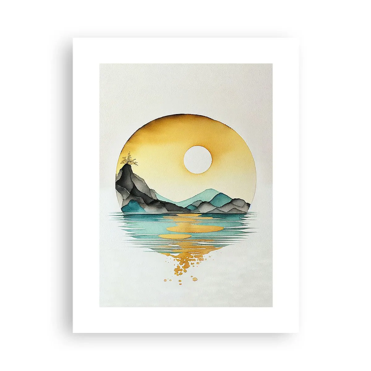 Póster - En un círculo de belleza - 30x40 cm