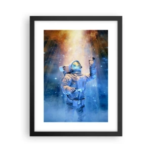 Póster en marco negro - El descubrimiento - 30x40 cm