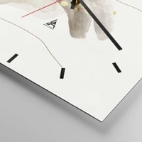 Esfera sin numeración, con rayas