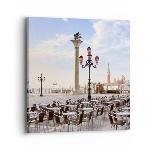 Cuadro sobre lienzo - Impresión de Imagen - Vamos, todo está listo - 40x40 cm