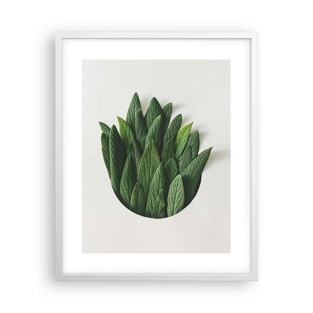 Póster en marco blanco - Curiosidad desenfrenada - 40x50 cm