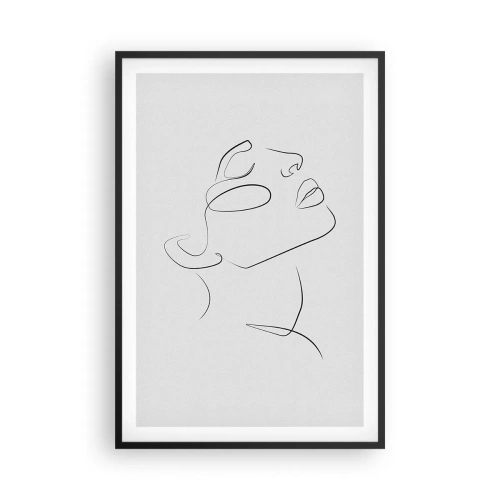 Póster en marco negro - Meandros de un sueño - 61x91 cm