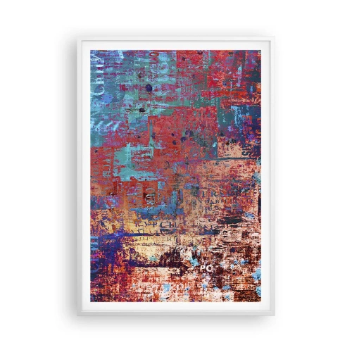 Póster en marco blanco - Memoria y olvido - 70x100 cm