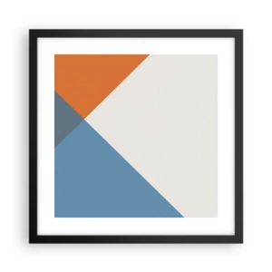 Póster en marco negro - Desde el punto de vista de... - 40x40 cm